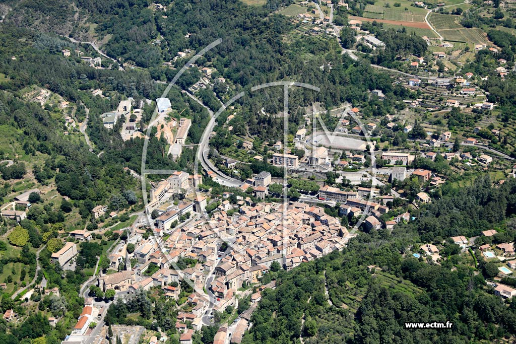 Photo arienne de Largentire