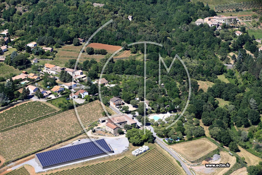 Photo arienne de Laurac-en-Vivarais (Peyrot)