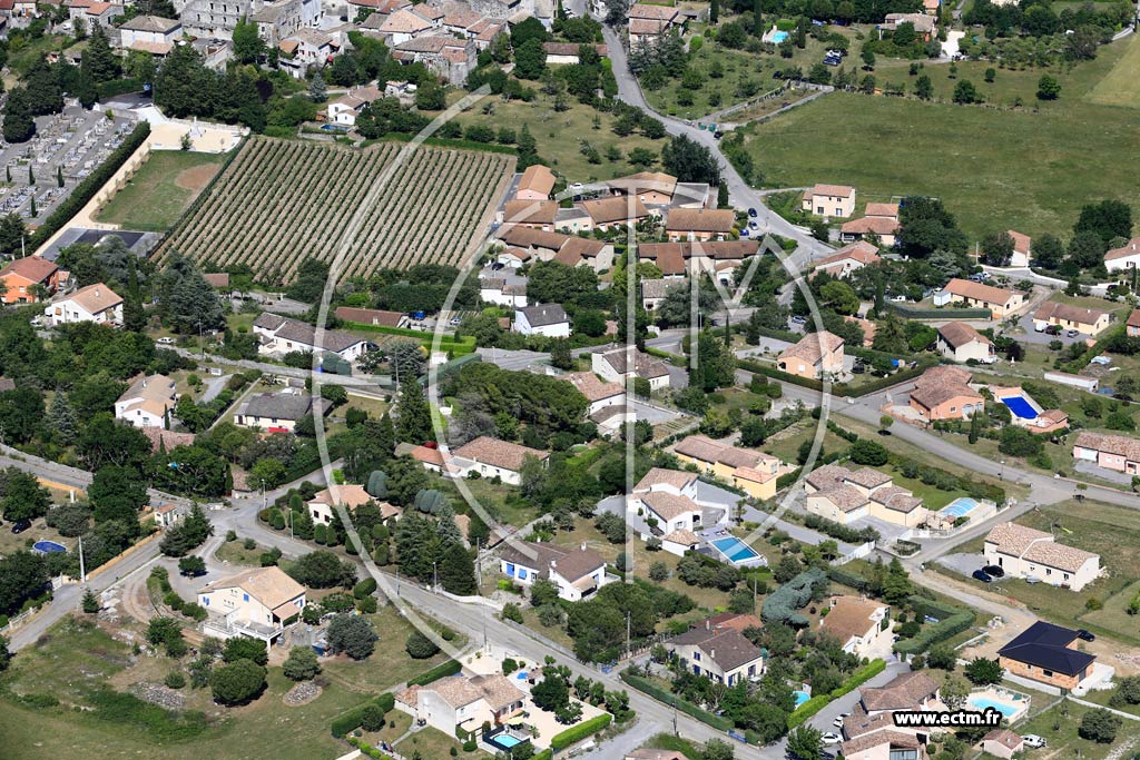 Photo arienne de Lavilledieu (Bayssac)