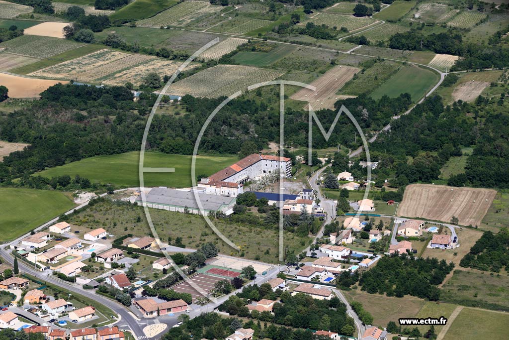 Photo arienne de Lavilledieu (Le Moulin)