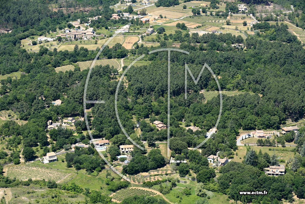 Photo arienne de Montral (Charliac)