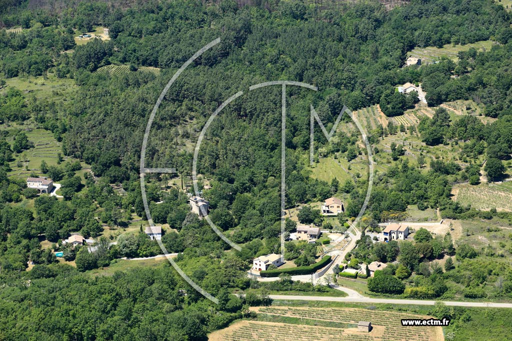 Photo arienne de Montral (Le Monteil)