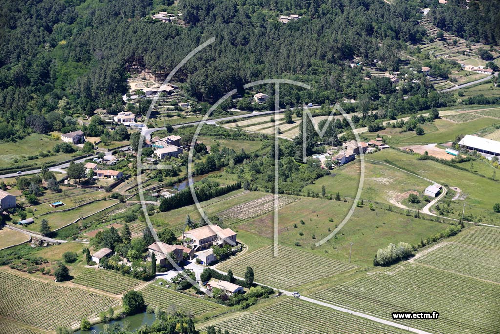 Photo arienne de Rosires (Les Granges)