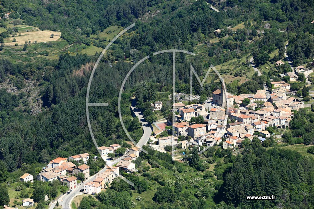 Photo arienne de Saint-Andol-de-Vals