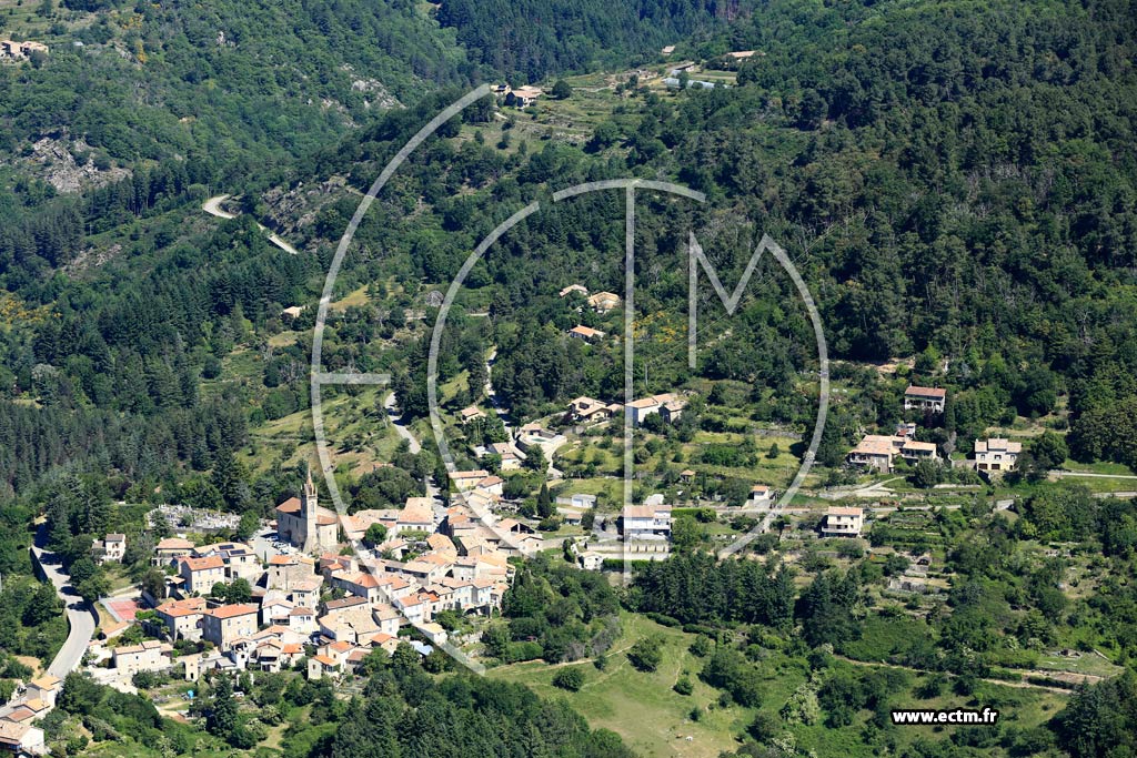 Photo arienne de Saint-Andol-de-Vals