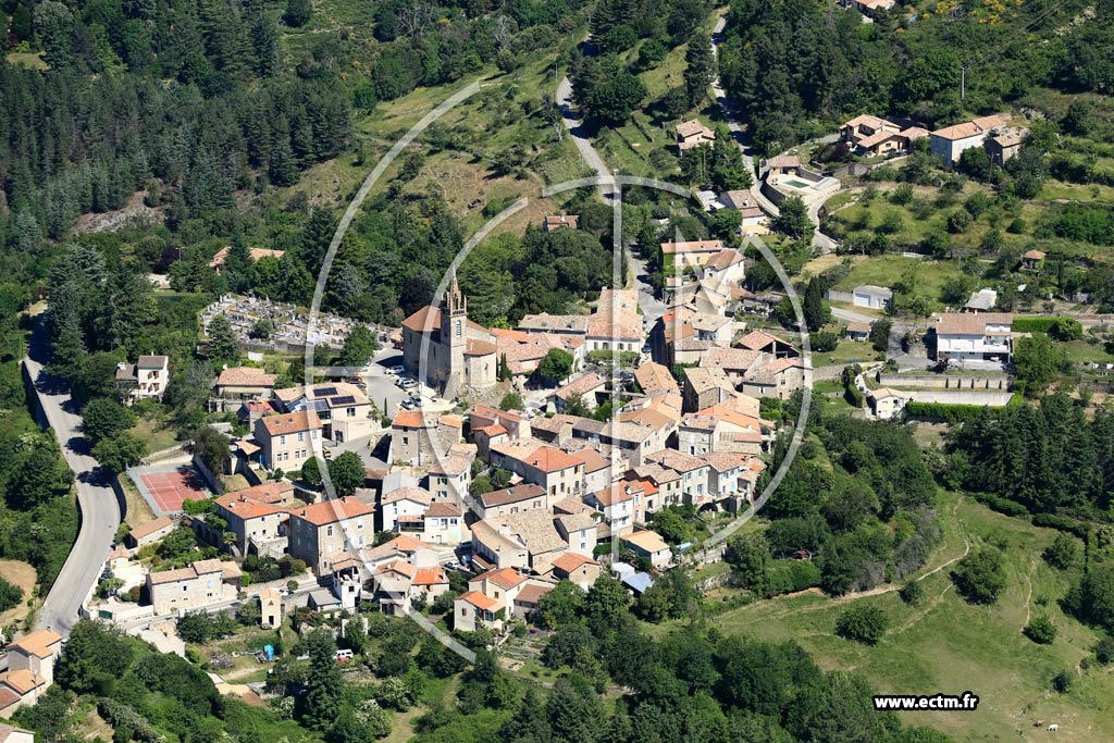 Photo arienne de Saint-Andol-de-Vals