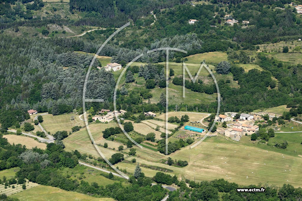Photo arienne de Saint-tienne-de-Boulogne (Les Gouzis)