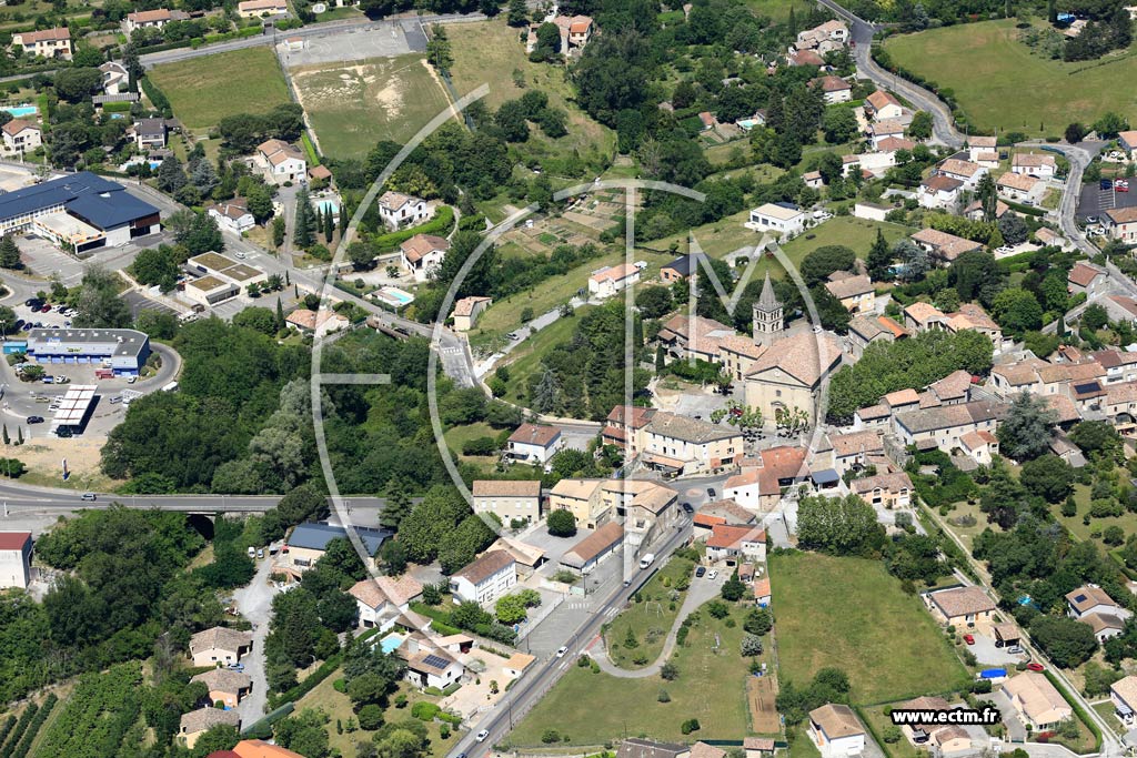 Photo arienne de Saint-tienne-de-Fontbellon