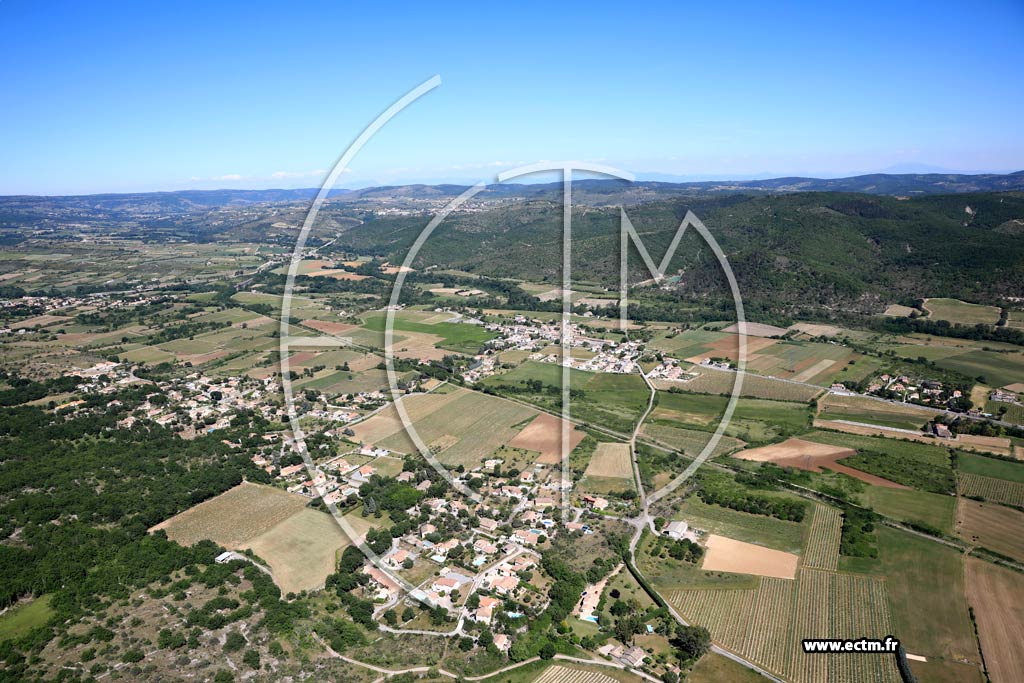 Photo arienne de Saint-Germain (Le Serre)