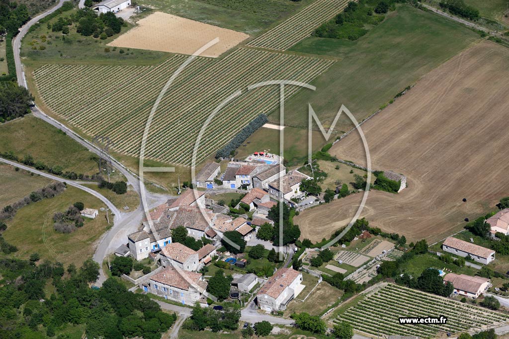 Photo arienne de Saint-Germain (Les Chazes)