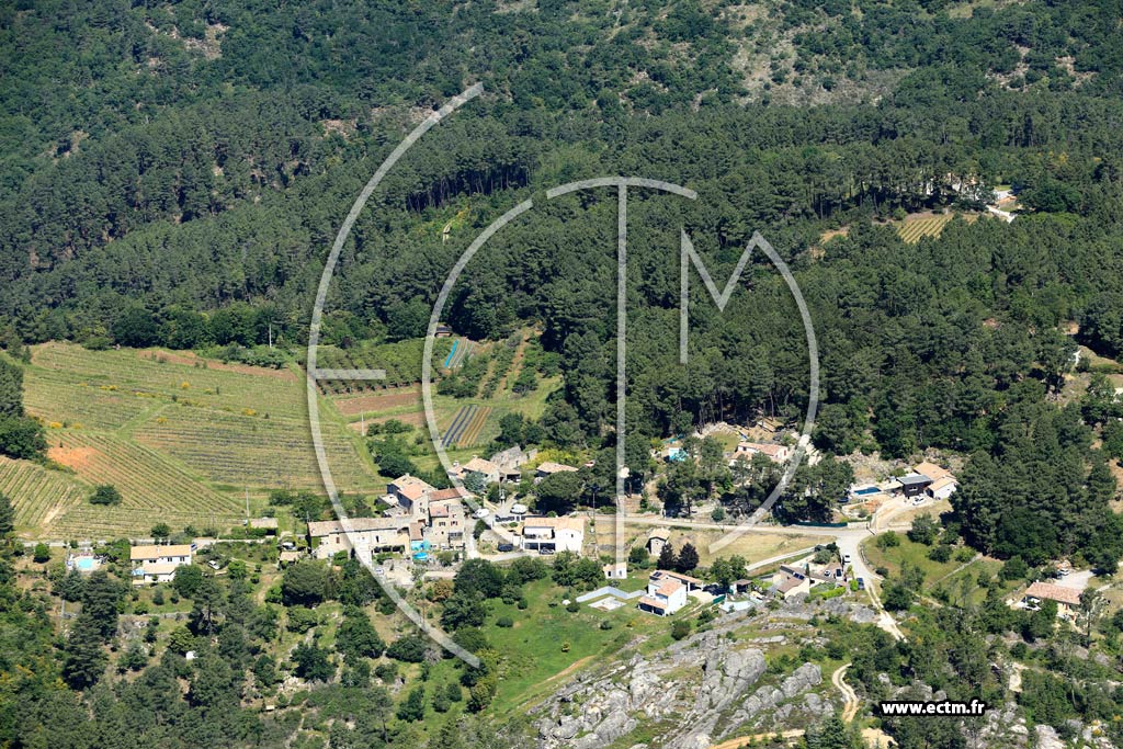Photo arienne de Saint-Julien-du-Serre (Fromenteyrol)