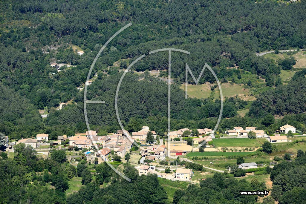 Photo arienne de Saint-Julien-du-Serre (Le Suel)