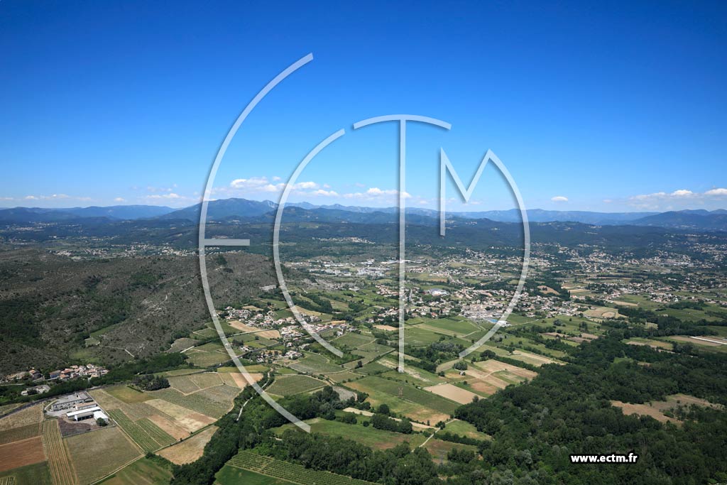 Photo arienne de Saint-Sernin