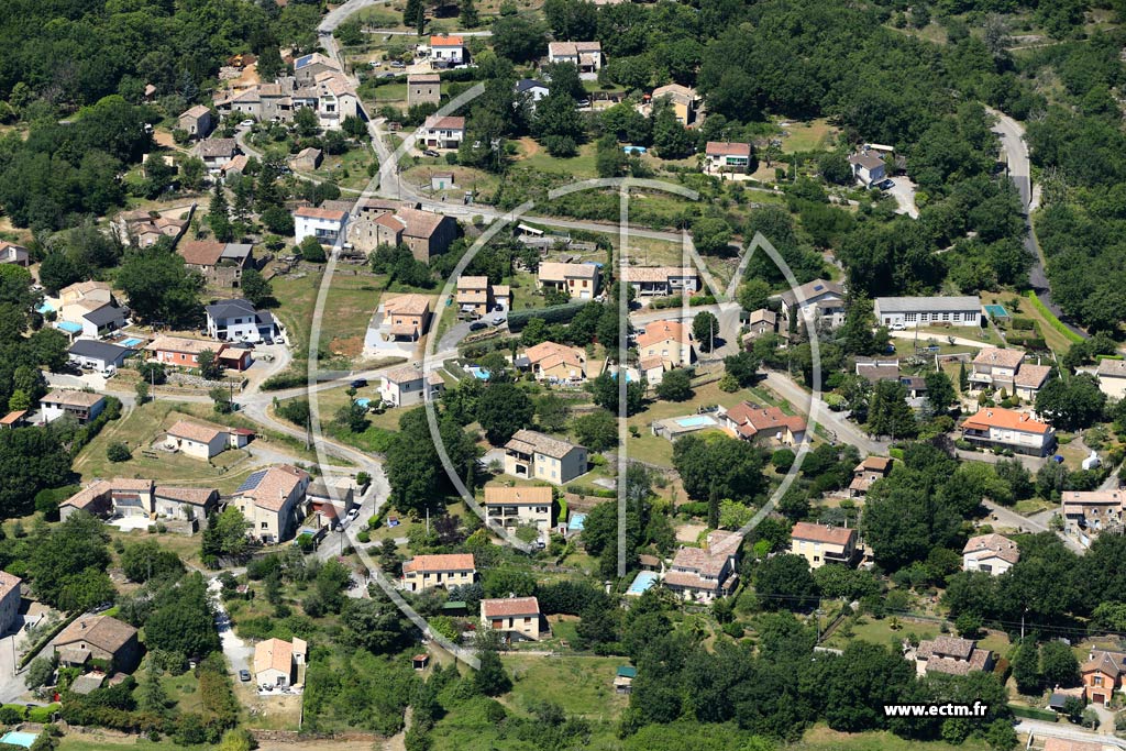 Photo arienne de Saint-Sernin