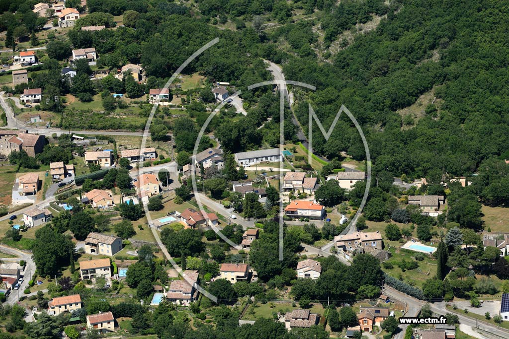 Photo arienne de Saint-Sernin