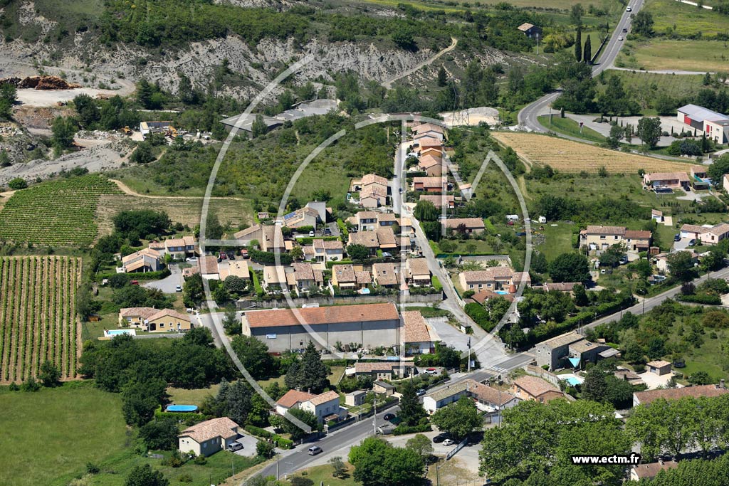 Photo arienne de Saint-Sernin
