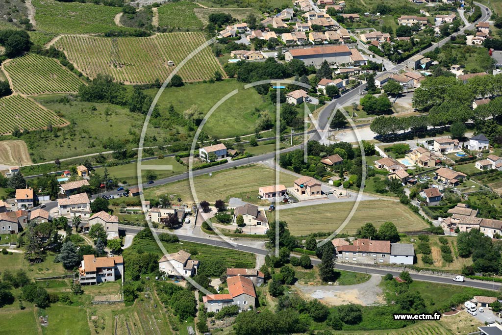 Photo arienne de Saint-Sernin