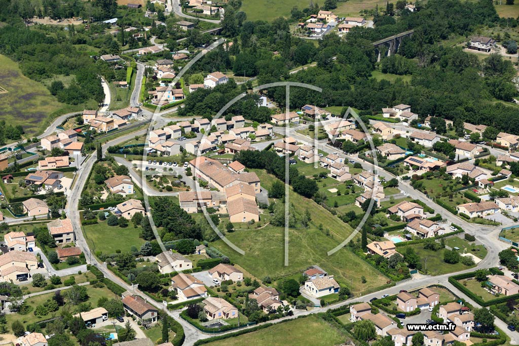 Photo arienne de Saint-Sernin (Les Blaches)