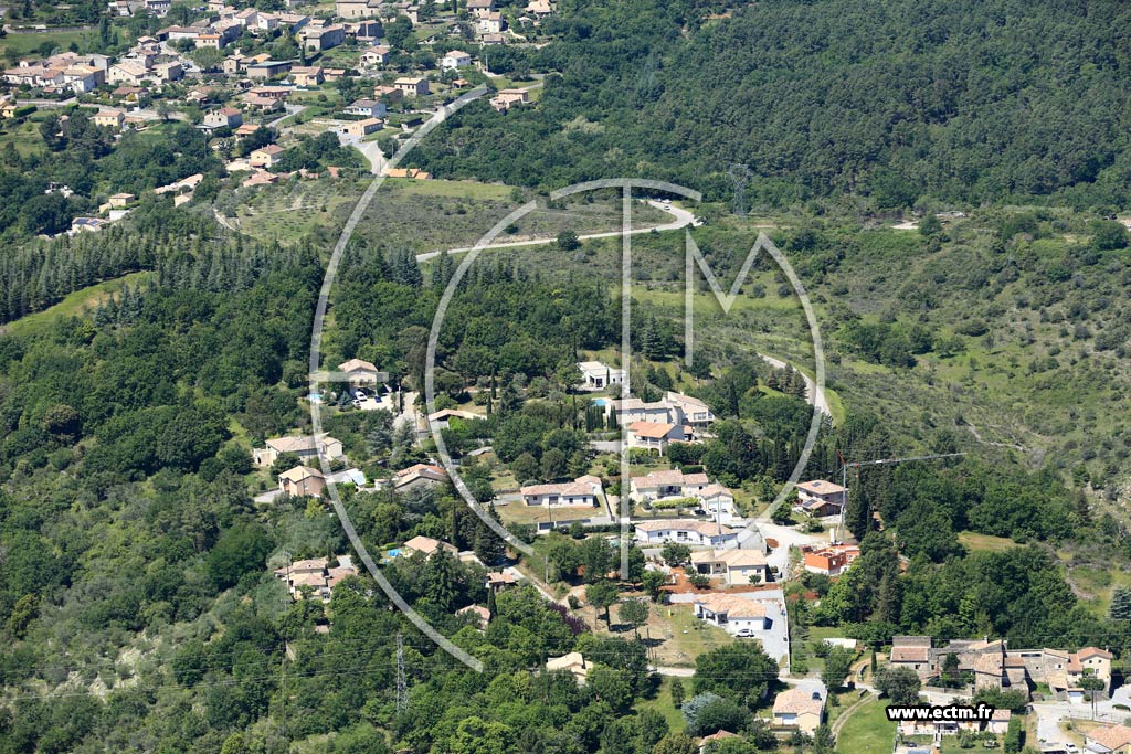Photo arienne de Saint-Sernin (Mas de Gramze)