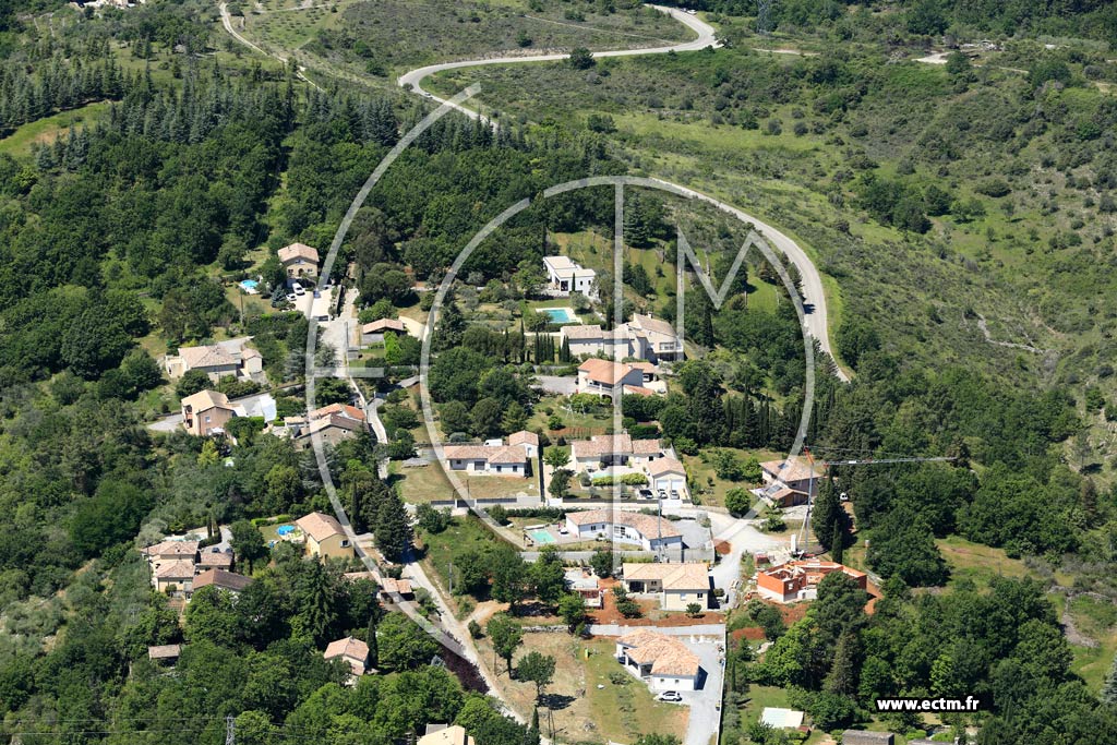 Photo arienne de Saint-Sernin (Mas de Gramze)