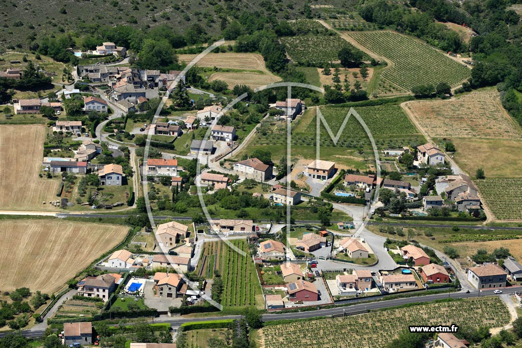 Photo arienne de Saint-Sernin (Mas de Valeyre)