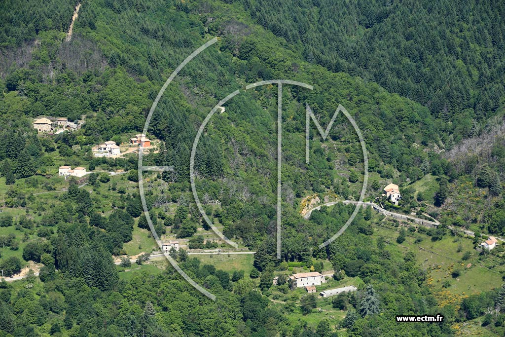 Photo arienne de Vals-les-Bains (Baruze)