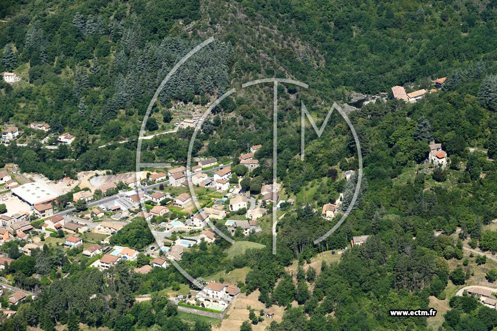 Photo arienne de Vals-les-Bains (Gignac)