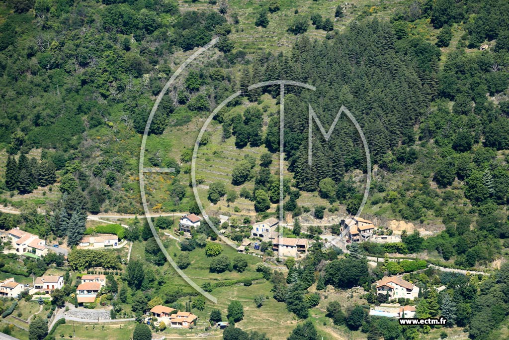 Photo arienne de Vals-les-Bains (La Javarde)