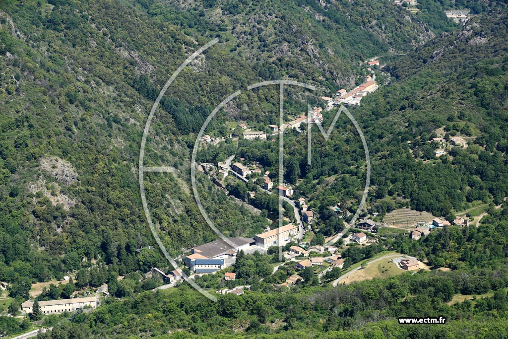 Photo arienne de Vals-les-Bains (La Treuillre)