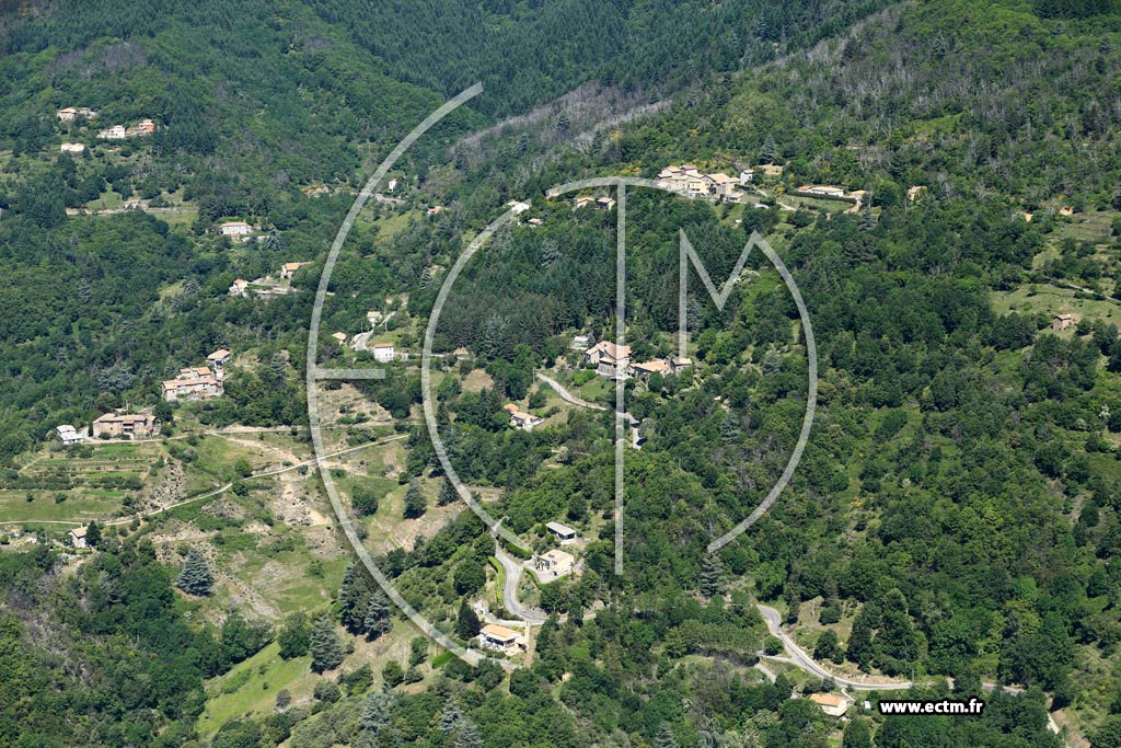 Photo arienne de Vals-les-Bains (Nouzaret)