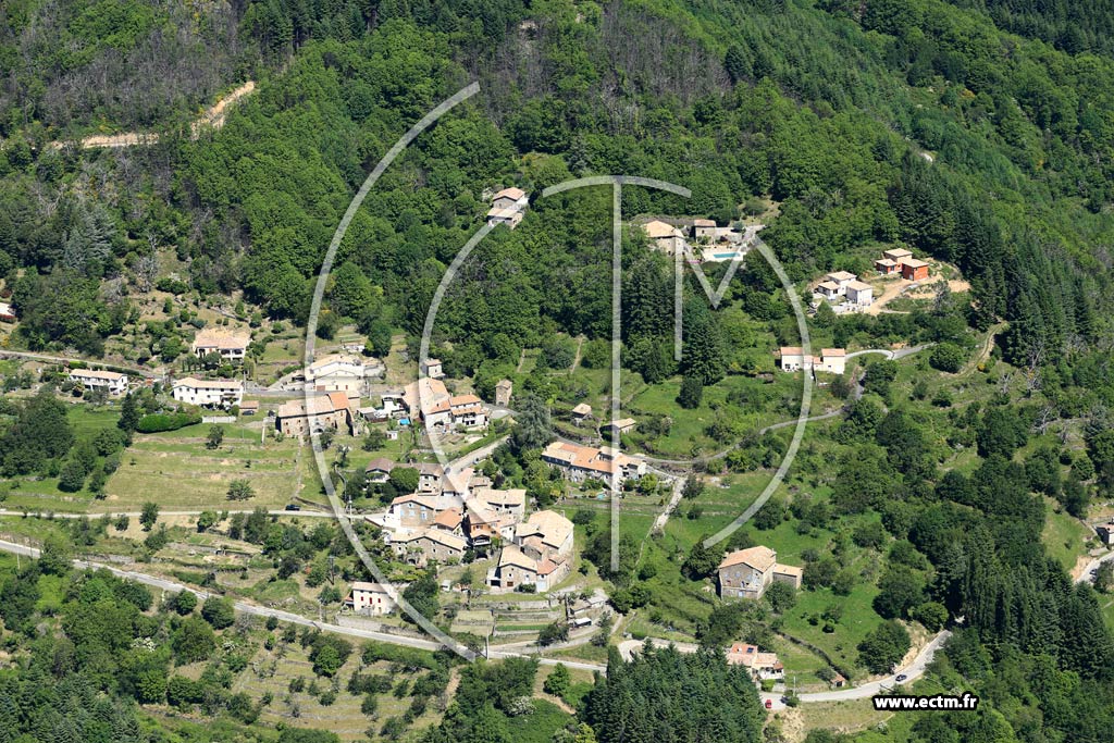 Photo arienne de Vals-les-Bains (Oubreyts)