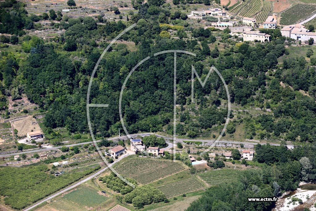 Photo arienne de Vernon (Mouolin de Chamandre)