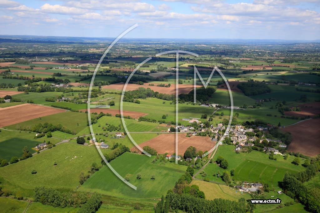 Photo arienne de Couesmes-Vauc (Vauc)