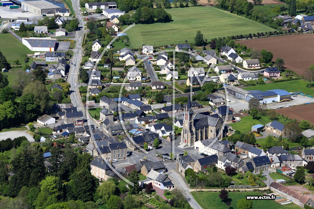 Photo arienne de Desertines