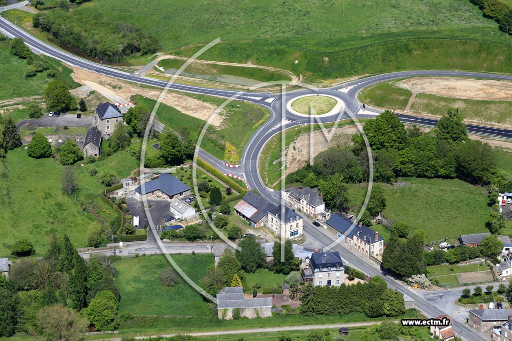 Photo arienne de Erne (Le Pont de Carelles)