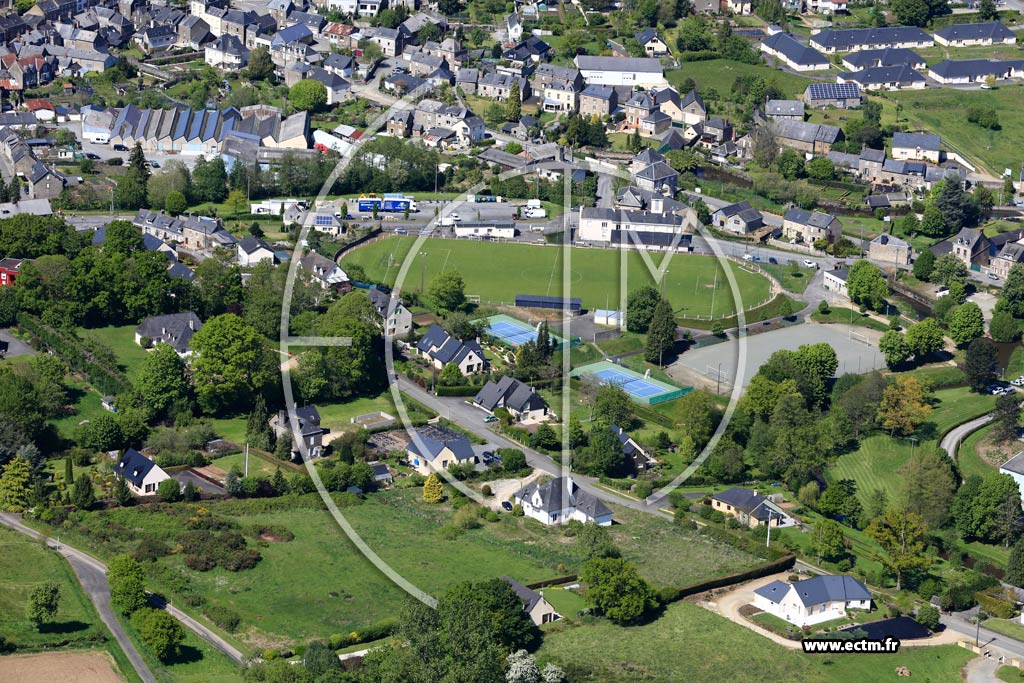 Photo arienne de Gorron (La Grange)