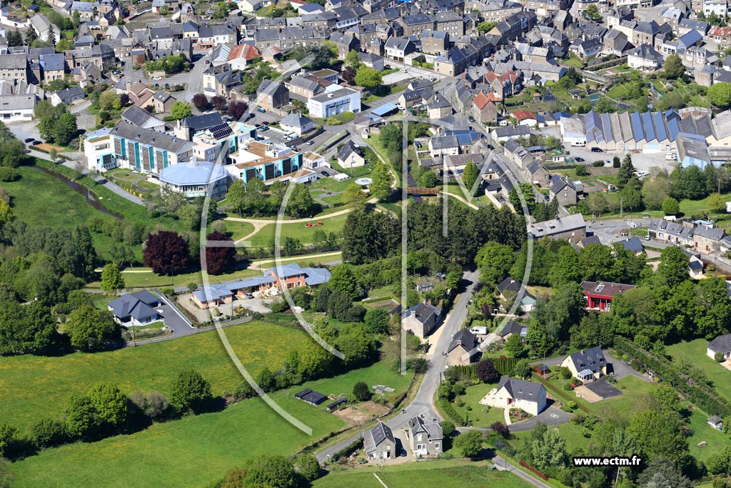 Photo arienne de Gorron (La Grange)