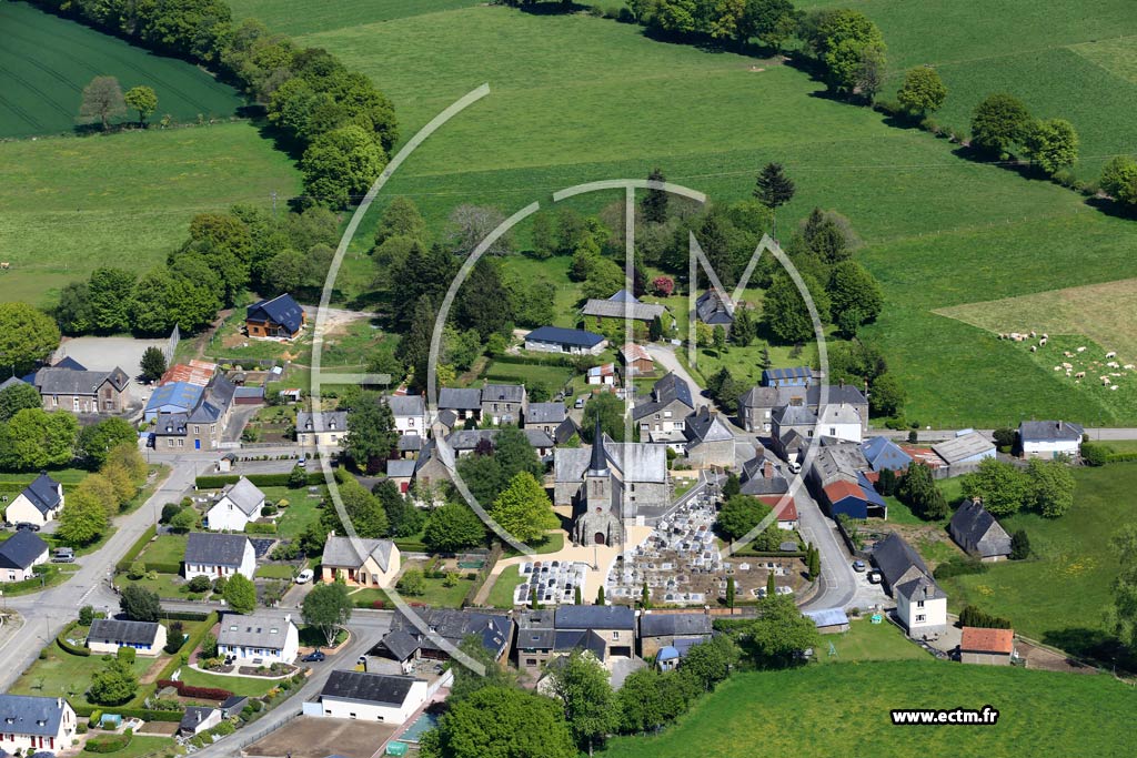 Photo arienne de Saint-Berthevin-la-Tannire