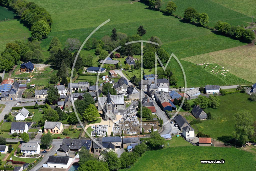 Photo arienne de Saint-Berthevin-la-Tannire