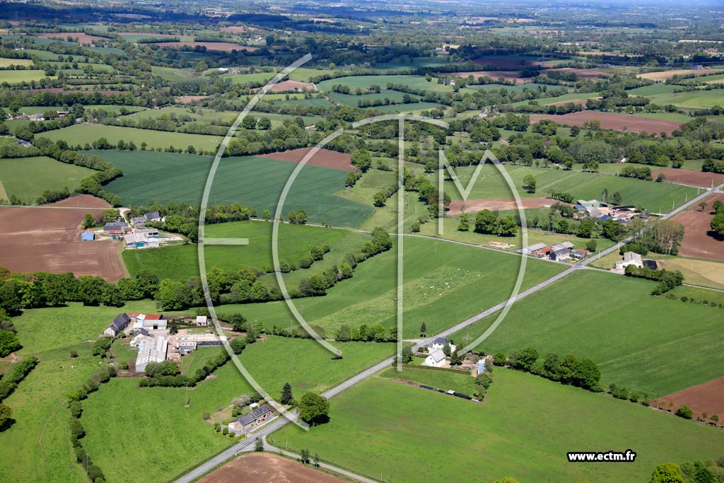 Photo arienne de Saint-Berthevin-la-Tannire (Belle Plante)