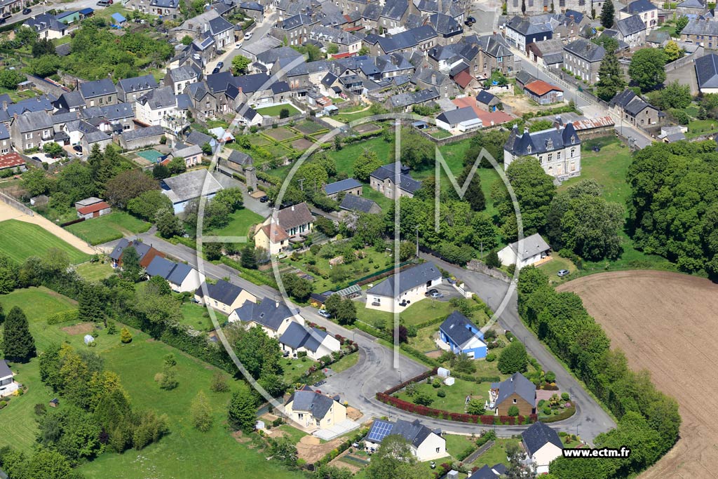 Photo arienne de Saint-Denis-de-Gastines