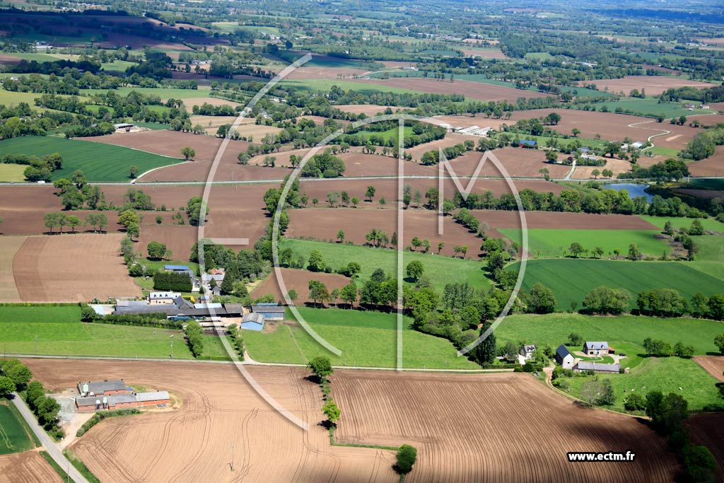 Photo arienne de Saint-Pierre-des-Landes (Chatenay)