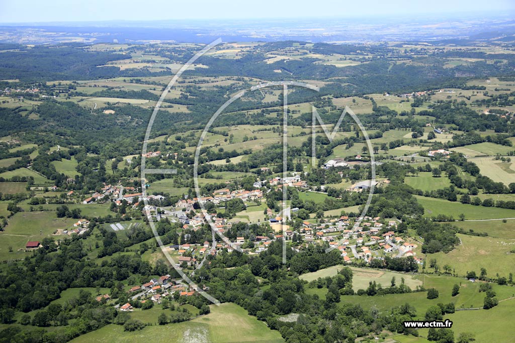 Photo arienne de Charbonnires-les-Vieilles