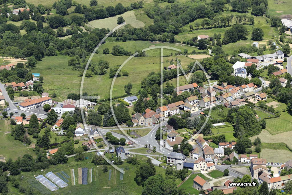 Photo arienne de Charbonnires-les-Vieilles