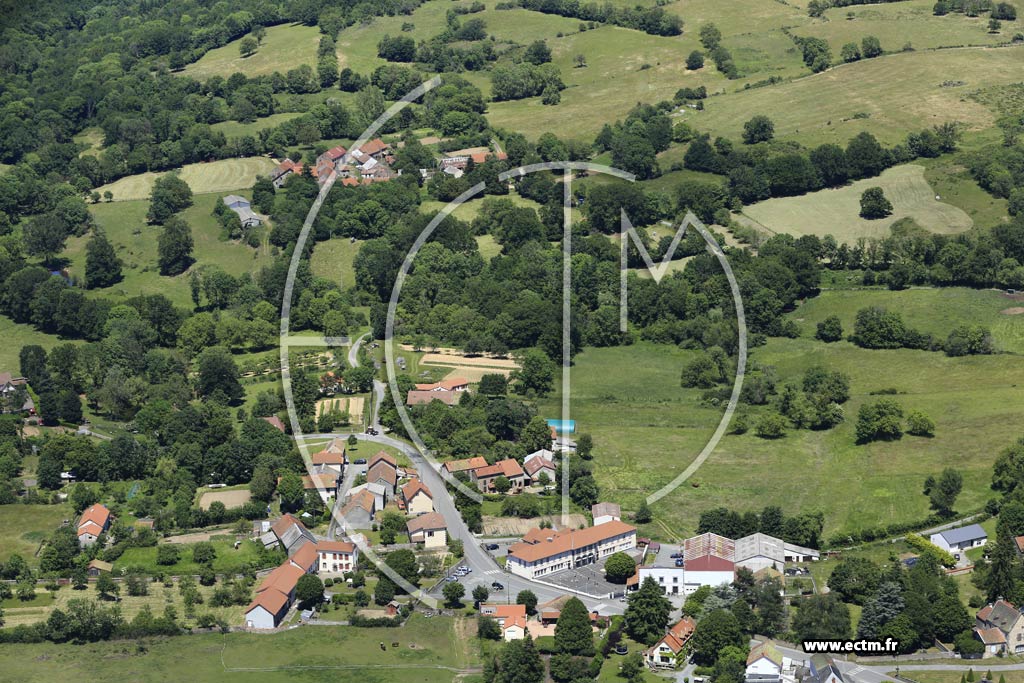 Photo arienne de Charbonnires-les-Vieilles