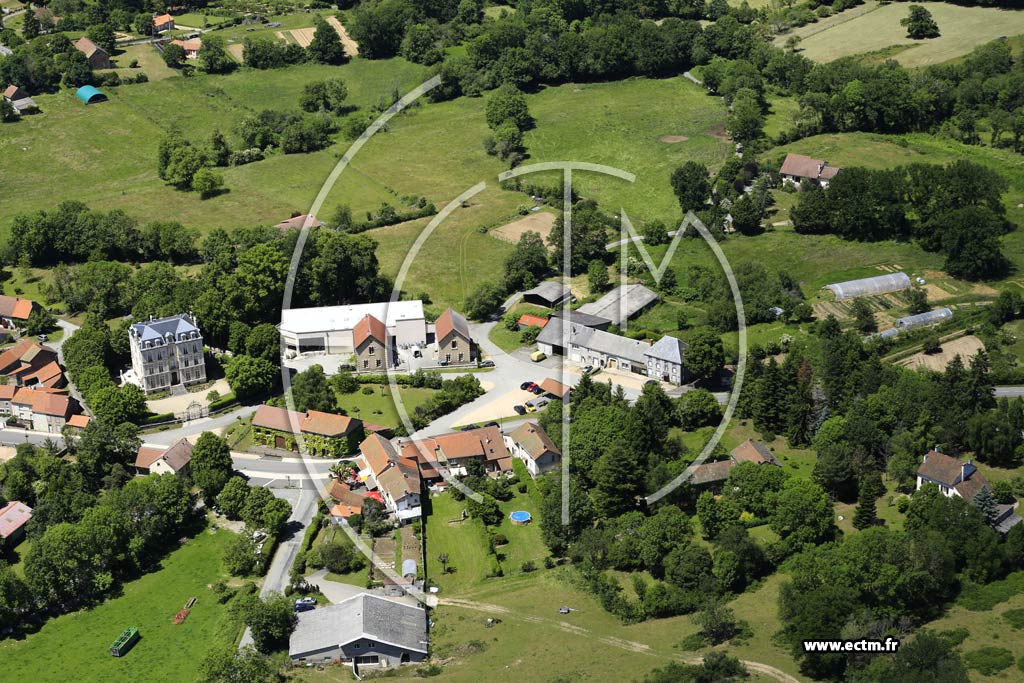 Photo arienne de Charbonnires-les-Vieilles
