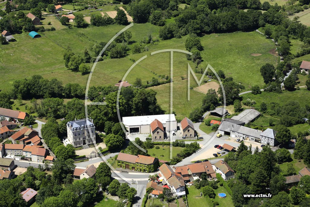 Photo arienne de Charbonnires-les-Vieilles
