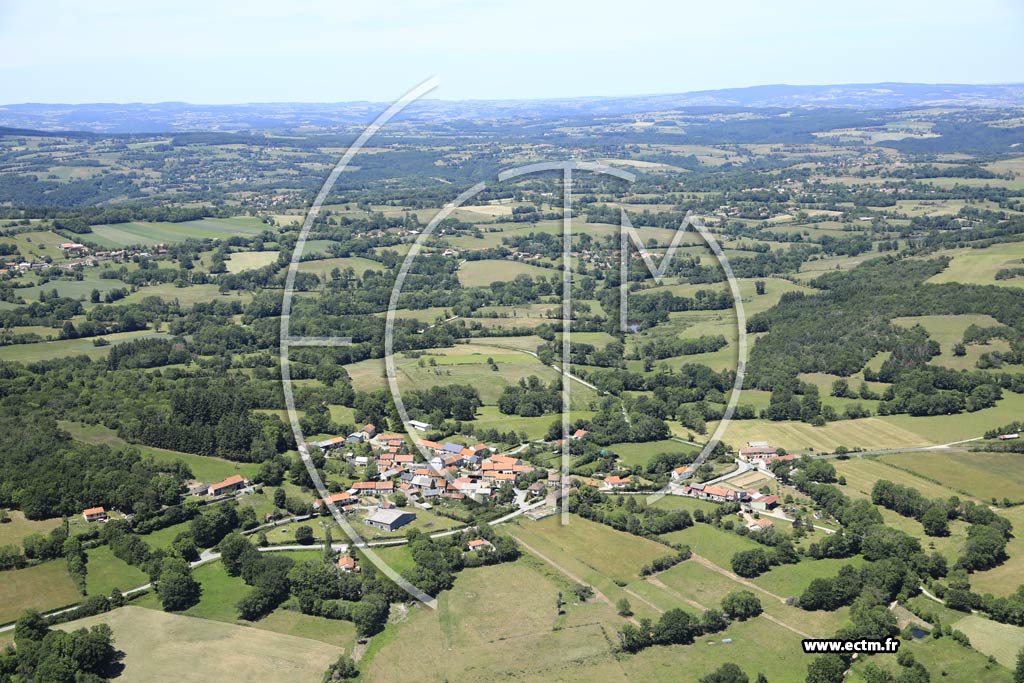 Photo arienne de Charbonnires-les-Vieilles (La Brousse)