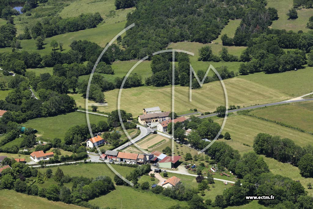 Photo arienne de Charbonnires-les-Vieilles (La Brousse)