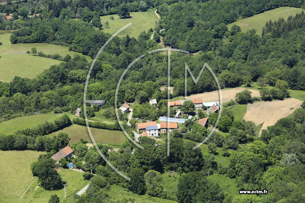 Photo arienne de Charbonnires-les-Vieilles (Les Sattes)